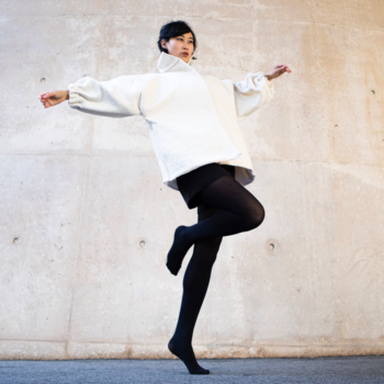 MODERN KIMONO: OFF-WHITE WOOL